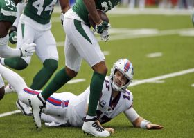 Jets' D gets critical red-zone turnover after Josh Allen's fumble