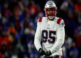 Daniel Ekuale celebrates 5-yard sack on Josh Allen with the 'Billionaire Strut'