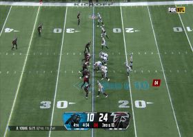 Lorenzo Carter charges through the line for 12-yard sack on Bryce Young