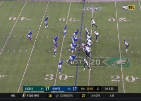 Carson Wentz unloads 41-yard dime to diving Deontay Burnett