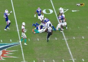 Taiwan Jones swoops in to recover Jaylen Waddle's muffed punt
