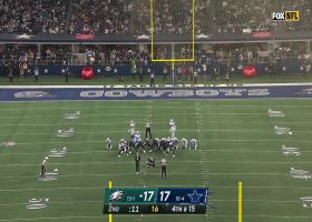 Jake Elliott's 47-yard FG gives Eagles 20-17 lead just before halftime