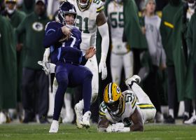 Krys Barnes enters heat-seeking missile mode vs. Tannehill for key tackle