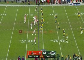 Rashard Higgins hauls Mayfield's third-down fastball for 16-yard pickup