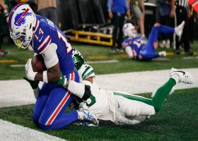 Allen finds Diggs on wild scramble for first Bills TD of 2023