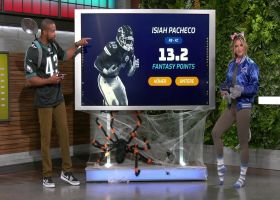 Projecting Isiah Pacheco's point total vs. Dolphins | 'NFL Fantasy Live'