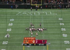 Evan McPherson's 50-yard FG evens score at halftime