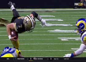 Taysom Hill's ambitious hurdle try has dangerous ending