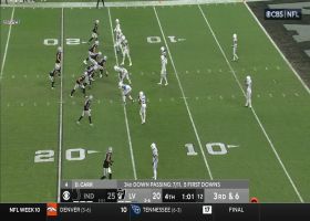 Bobby Okereke prevents Carr's would-be go-ahead TD from becoming a reality