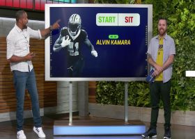 Florio's start/sit decision on Alvin Kamara in Week 4 | 'NFL Fantasy Live'