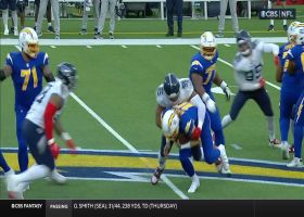 DeMarcus Walker registers sack No. 5.5 for himself on season with Herbert takedown