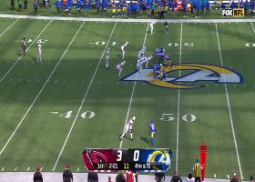 Austin Trammell speeds down sideline for 29-yard punt return