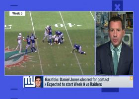 Rapoport: Daniel Jones cleared for contract, expected to start Week 9 vs. Raiders