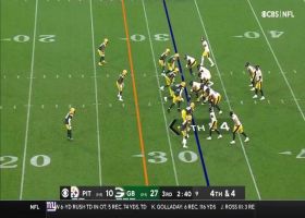 Packers smother Big Ben's fourth-down check-down for turnover on downs