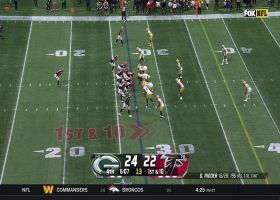 Drake London toasts Jaire Alexander for 24-yard catch in fourth quarter