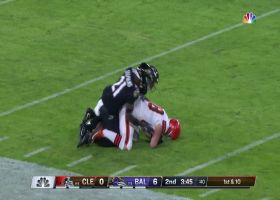 Harrison Bryant hauls Mayfield's play-action loft for 41-yard catch and run