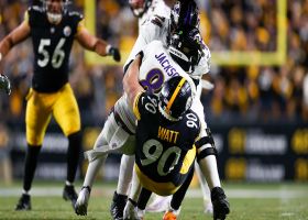 Steelers' defense smothers Lamar Jackson for third sack of the half