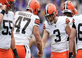 Cade York gauges wind perfectly on 37-yard FG