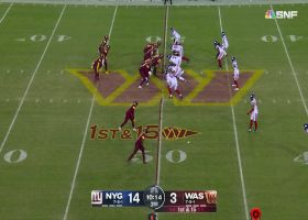 McLaurin's third chain-moving catch of drive comes via screen pass