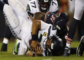 Khalil Mack, Eddie Goldman team up for sack on Russell Wilson