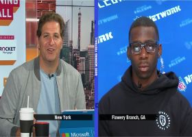 Kyle Pitts on the current state of Falcons, what leadership qualities he sees from Desmond Riddler