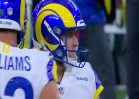 Matt Gay absolutely crushes 57-yard FG through uprights to end first half