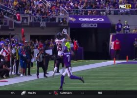 Fields lofts pass to St. Brown for 18-yard gain