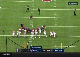 Ka'imi Fairbairn's 44-yard FG opens scoring in Browns-Texans