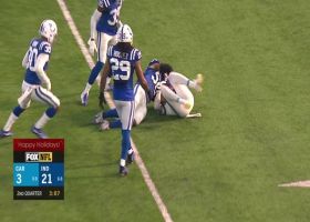 Welcome to the league, rook! Grier tosses first career INT to Anthony Walker