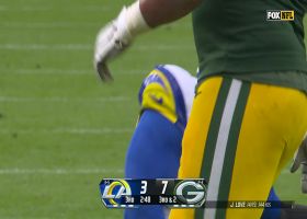 Aaron Donald's first sack of game forces Packers into red-zone FG try