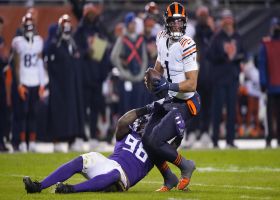 D.J. Wonnum tracks down Justin Fields for major loss on 14-yard sack
