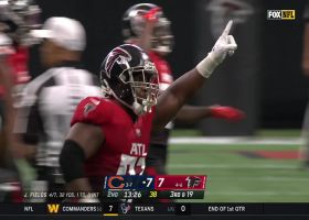 Grady Jarrett rushes up middle to sack Justin Fields, end Bears drive