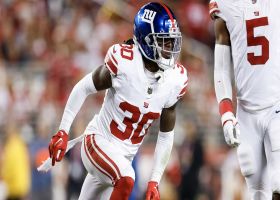 Darnay Holmes shows zero quit on third-down PBU on sideline