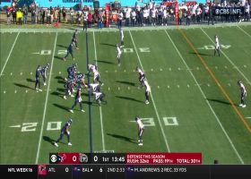 Cashman, Okoronkwo team up for third-down sack on Malik Willis