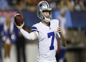 DiNucci delivers fading sideline pass to open Parker for 36 yards