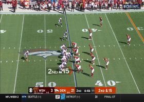 Jamin Davis' hustle earns the Commanders a forced fumble takeaway