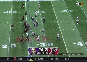 Kyle Pitts snags leaping 27-yard reception up the seam