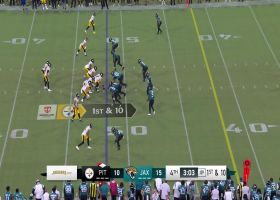 Vaughns breaks multiple tackles on 25-yard reception