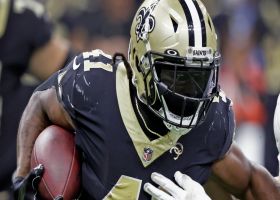 Alvin Kamara surges for every yard possible on 19-yard draw play