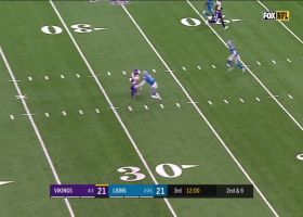 Kirk Cousins delivers lazer to Bisi Johnson for 19-yard gain