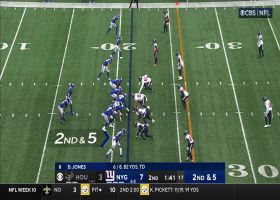 Kenny Golladay drops Jones' pass over middle in wide-open space