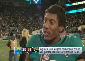 Zay Jones reacts to wild-card comeback vs. Chargers