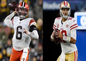 Would you rather have Baker Mayfield or Jimmy Garoppolo start for your team in '22? | 'GMFB'