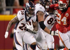 Mike Boone bulldozes through tacklers for punishing 14-yard rumble