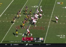 Terrell Edmunds shoots the gap for 2-yard TFL