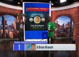 Brian Branch is No. 1 in Jason McCourty's latest DB rankings