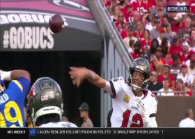 Brady's 19-yard laser to Julio Jones is perfectly placed