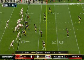 T.J. Watt tracks down Watson to set Steelers franchise record in sacks