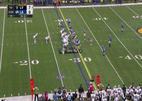 Hoyer locates wide-open Wilkerson on Raiders' well-designed 23-yard play-action pass