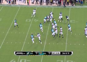 Marken Michel slithers through Jags for smooth catch and run